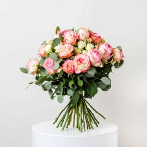 pink rose bouquet - Blush